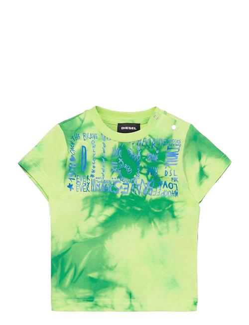 Se Diesel Timmyb T-Shirt Diesel Green ved Booztlet