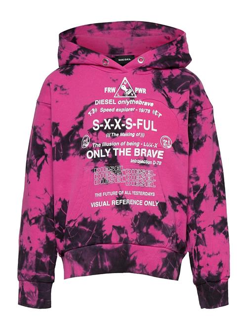 Se Diesel Smoony Over Sweat-Shirt Diesel Pink ved Booztlet