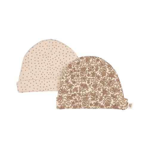 Se Buddy & Hope 2-pak Sigge GOTS Huer Wildflowers | Beige | 44/46 cm ved Babyshop