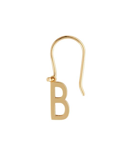 Design Letters Initial Ear Hanger Design Letters Gold