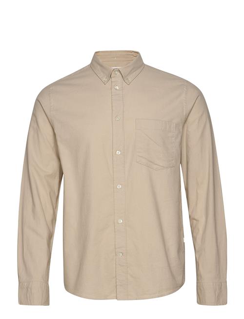 Wood Wood Adam Classic Flannel Shirt Wood Wood Beige