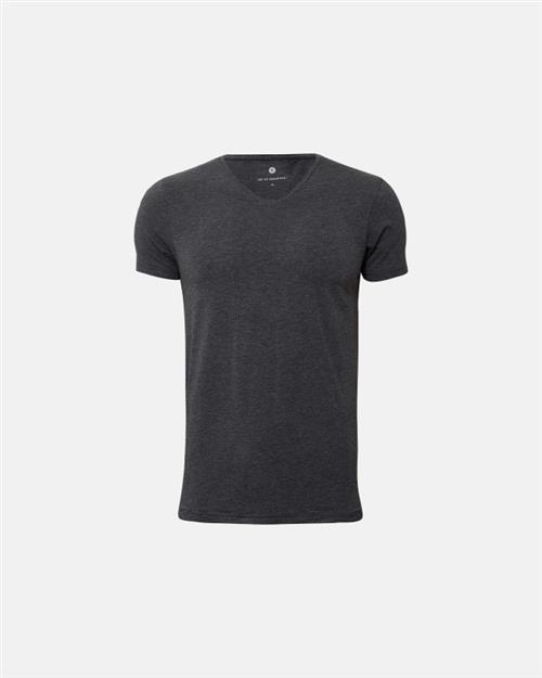 T-shirt v-neck | Bambusviskose | Mørk grå