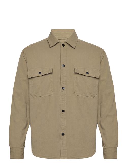 ONLY & SONS Onsteam Rlx Fabric Mix Ls Shirt ONLY & SONS Brown