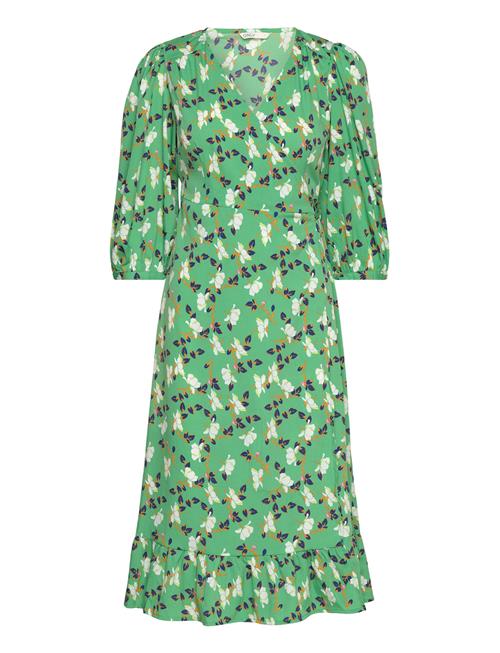 ONLY Onlolivia 3/4 Wrap Midi Dress Wvn ONLY Green