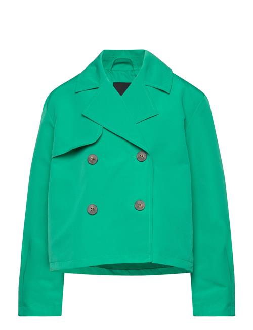 LMTD Nlfmata Short Trenchcoat LMTD Green