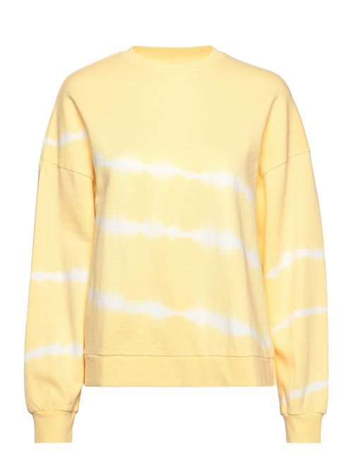 Se Mango Tie-Dye Sweatshirt Mango Yellow ved Booztlet