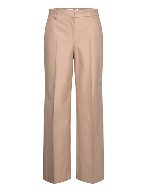 Selected Femme Slfeliana Hw Wide Pant N Noos Selected Femme Brown