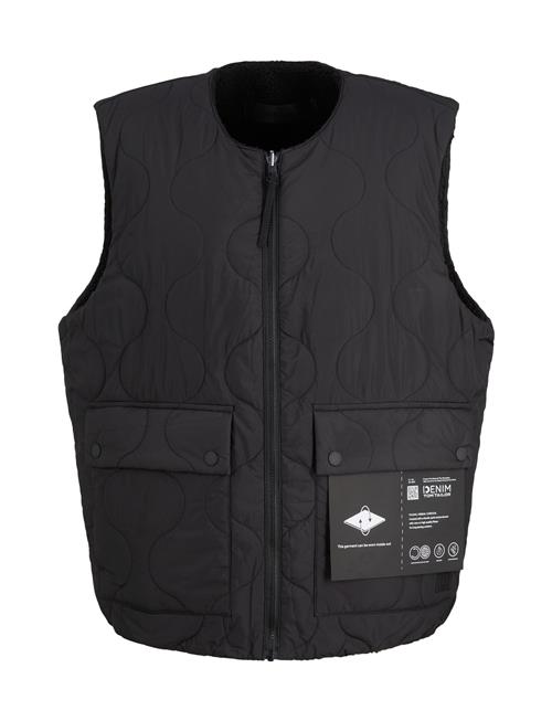 Se Tom Tailor Reversible Teddy Vest Tom Tailor Black ved Booztlet