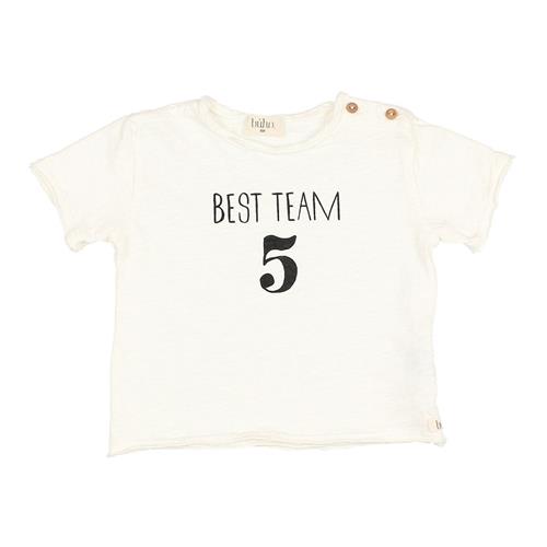 Se búho Best Team T-Shirt Cremefarvet |  | 12 months ved Babyshop