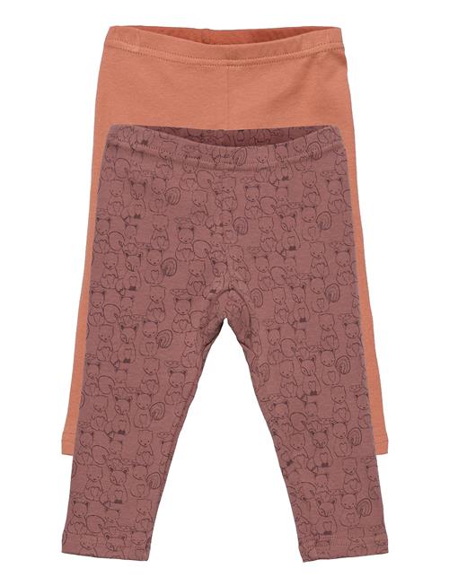 Leggings W.aop Pippi Pink