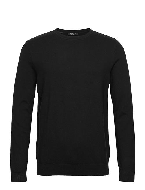 Se Selected Homme Slhberg Crew Neck Noos Selected Homme Black ved Booztlet