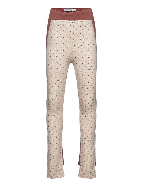 Minymo Sweat Leggings W.aop Minymo Patterned