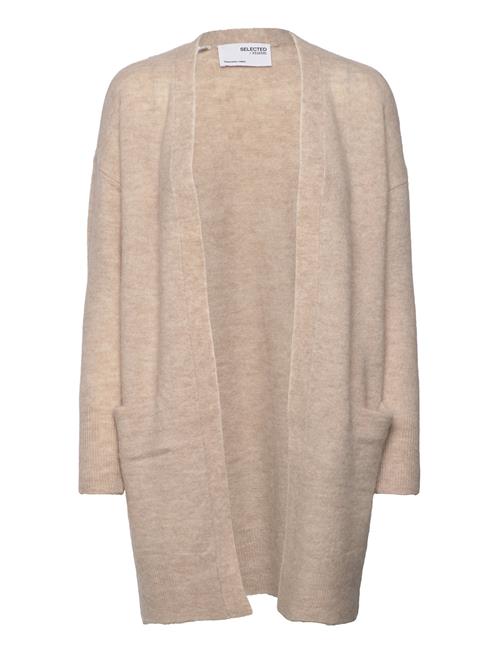 Slflulu New Ls Knit Long Cardigan B Selected Femme Grey
