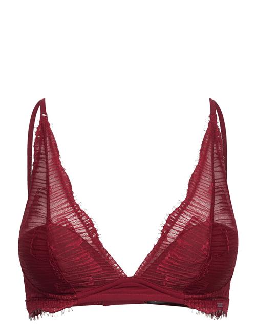 Calvin Klein Lght Lined Triangle Calvin Klein Burgundy