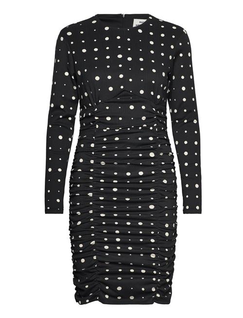 Mads Nørgaard Pollux Amelia Dress Aop Mads Nørgaard Black