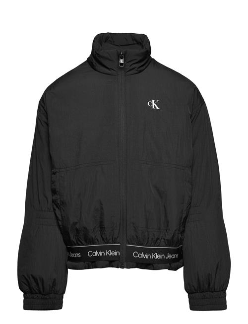 Calvin Klein Logo Tape Windbreaker Calvin Klein Black