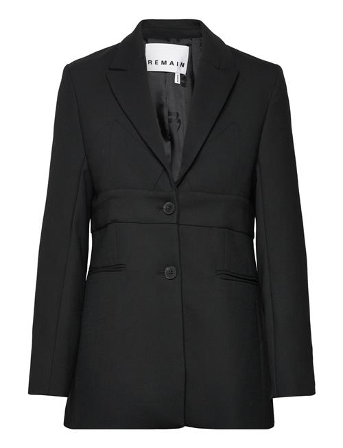 Heavy Suiting Fitted Bra Blazer REMAIN Birger Christensen Black