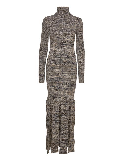 Firm Rib Fringed Dress REMAIN Birger Christensen Grey