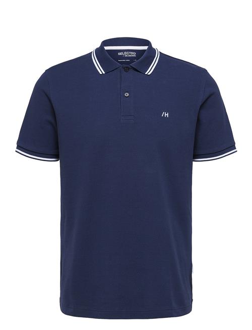 Slhdante Sport Ss Polo Selected Navy