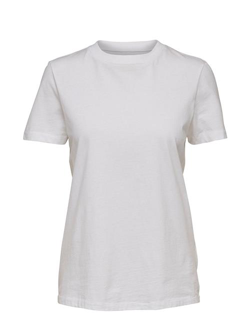 Selected Femme Slfmy Perfect Ss Tee Box Cut B Noos Selected Femme White