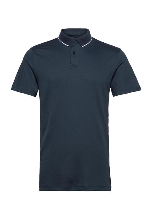 Slhleroy Ss Polo Noos Selected Navy