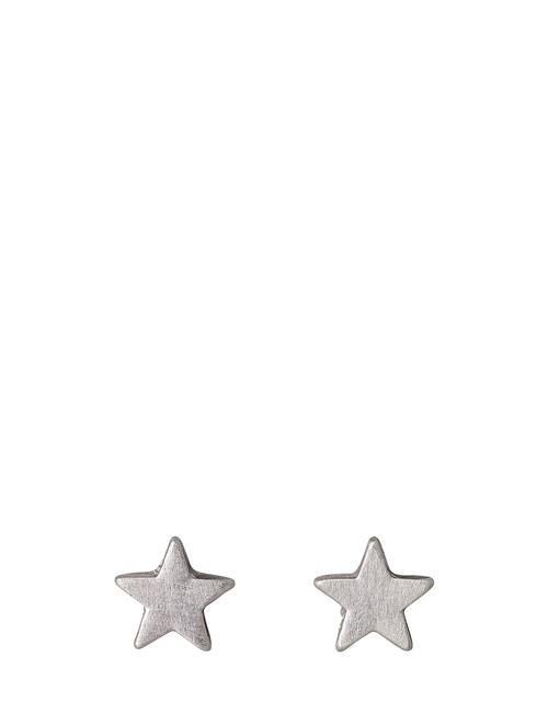 Se Pilgrim Ava Recycled Star Earrings Pilgrim Silver ved Booztlet