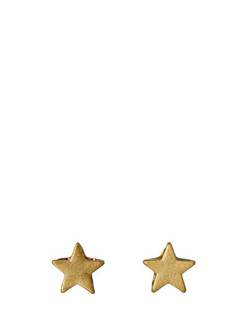 Ava Recycled Star Earrings Pilgrim Gold