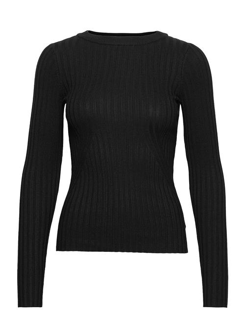 Karlina O-Neck Ls Top NORR Black