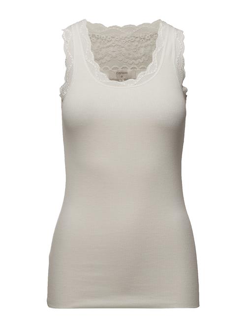 Se Cream Vanessa Top Cream White ved Booztlet