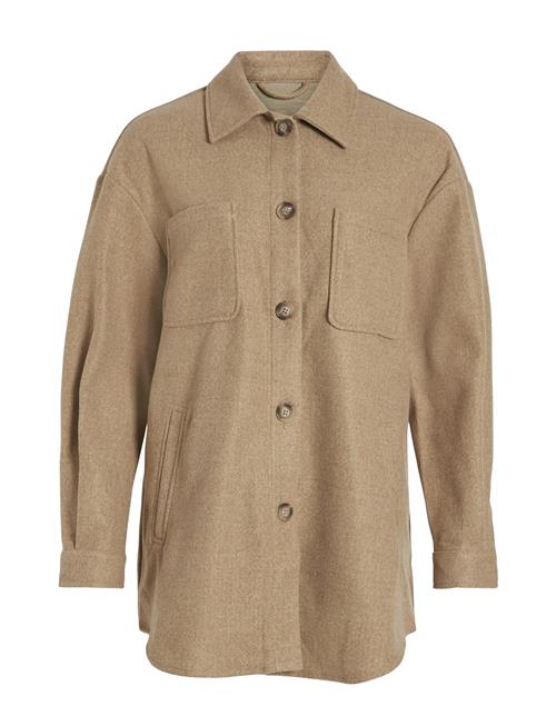 Vikimmi Shirt L/S Jacket Vila Brown