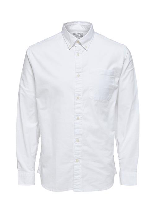 Slhregrick-Ox Flex Shirt Ls S Selected Homme White