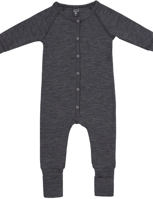 Night Suit, Dark Grey Drop Needle, Merino Wool Smallstuff Grey