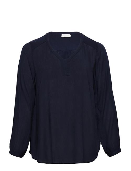 Kaffe Curve Kcami Ls Blouse Kaffe Curve Navy