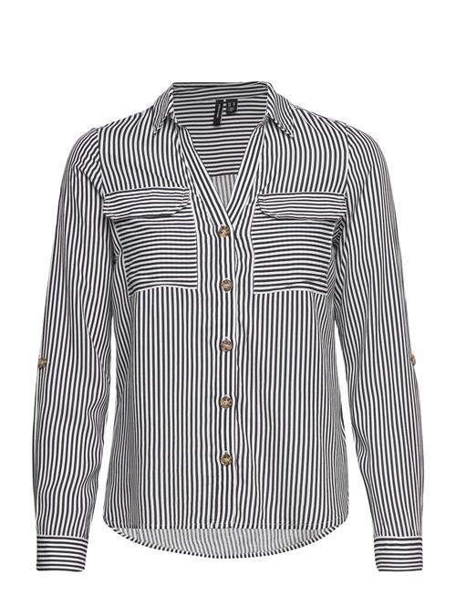 Vero Moda Vmbumpy L/S Shirt New Wvn Ga Noos Vero Moda Blue