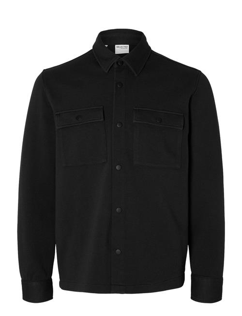 Slhjackie Sweat Jacket Noos Selected Black