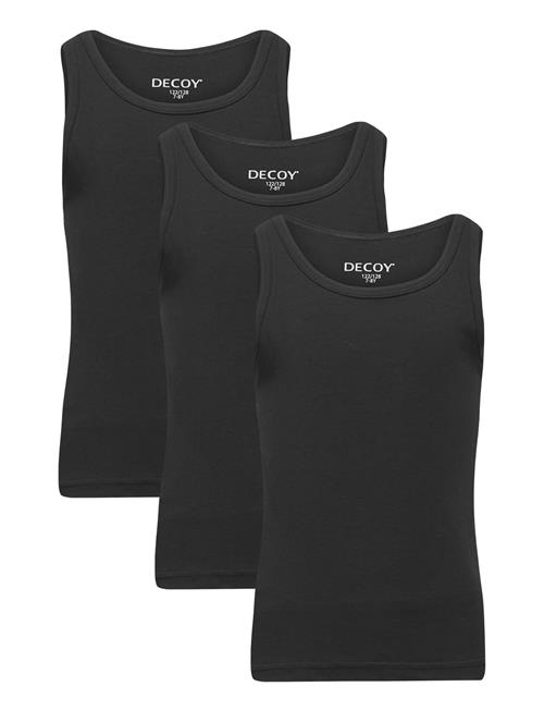 Se Decoy Decoy Girls 3-Pack Singlet Decoy Black ved Booztlet