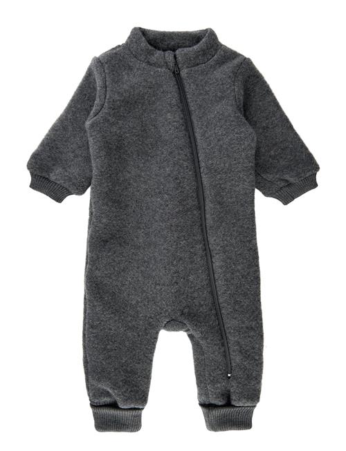 Wool Suit W Rib Mikk-line Grey