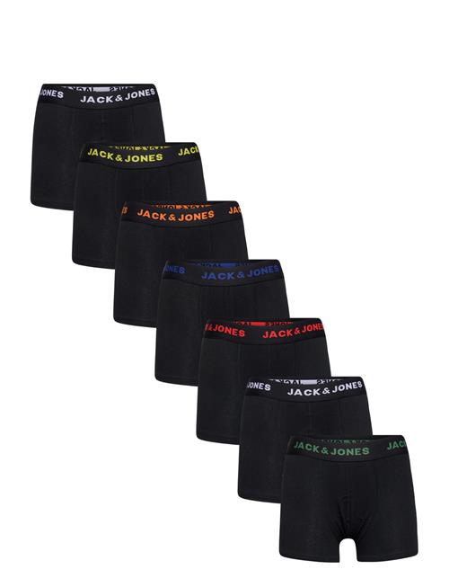 Jack & Jones Jacbasic Trunks 7 Pack Noos Jnr Jack & J S Black