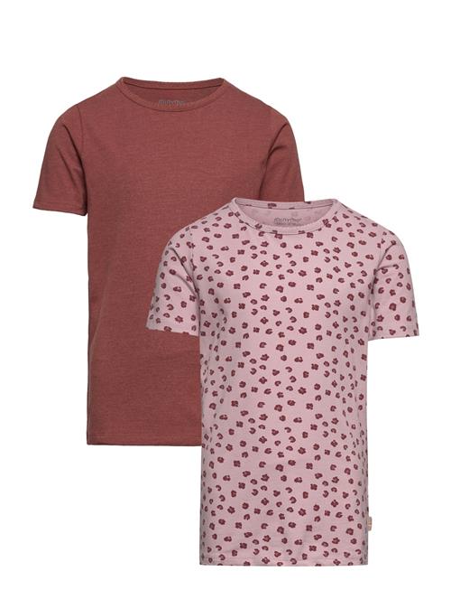 Se Minymo Basic 33 -T-Shirt Ss Minymo Pink ved Booztlet