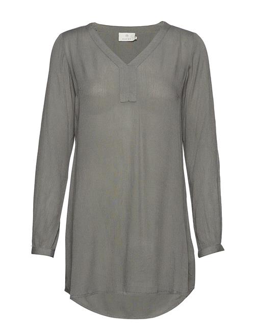 Kaffe Amber V-Neck Tunic Kaffe Grey