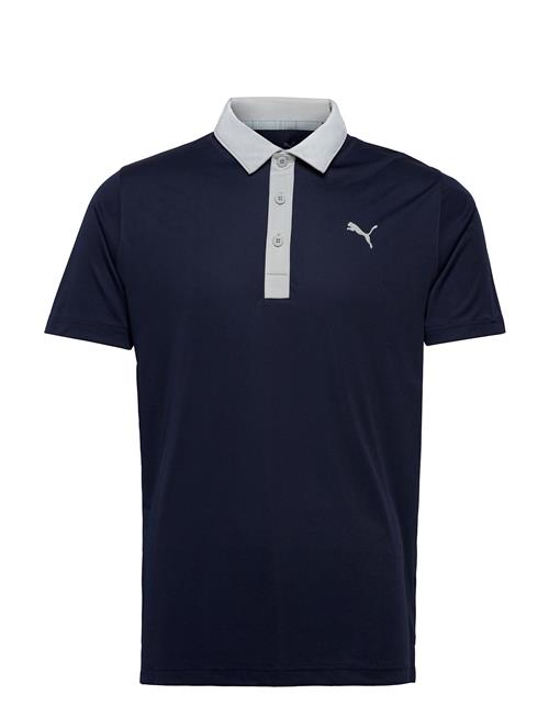 Se PUMA Golf Gamer Polo PUMA Golf Blue ved Booztlet