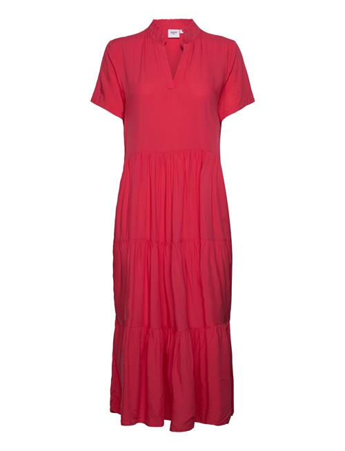 Saint Tropez Edasz Ss Maxi Dress Saint Tropez Red