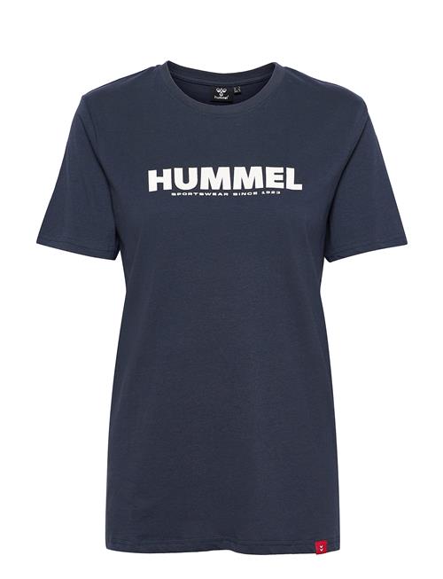 Se Hummel Hmllegacy T-Shirt Hummel Navy ved Booztlet