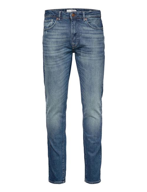 Se Selected Homme Slhslim-Leon 24603 Mb Tencel Jns W Selected Homme Blue ved Booztlet