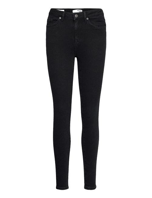 Se Selected Femme Slfsophia Mw Skinny Black Jeans U Noos Selected Femme Black ved Booztlet