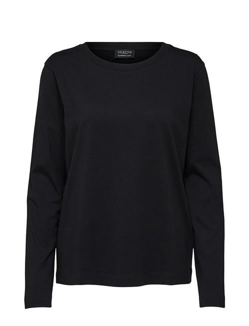 Selected Femme Slfstandard Ls Tee Noos Selected Femme Black