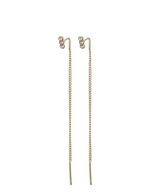 Pilgrim Titiana Crystal Earrings Pilgrim Gold