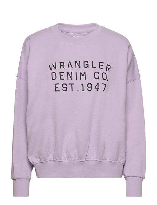 Crew Sweat Wrangler Purple