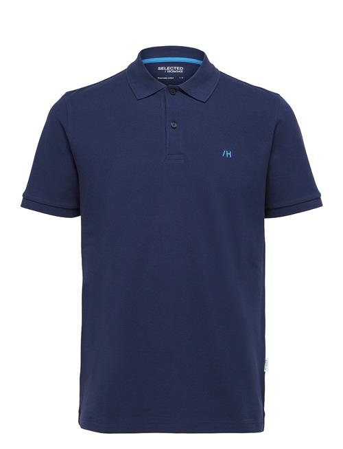 Se Selected Homme Slhdante Ss Polo Noos Selected Homme Navy ved Booztlet