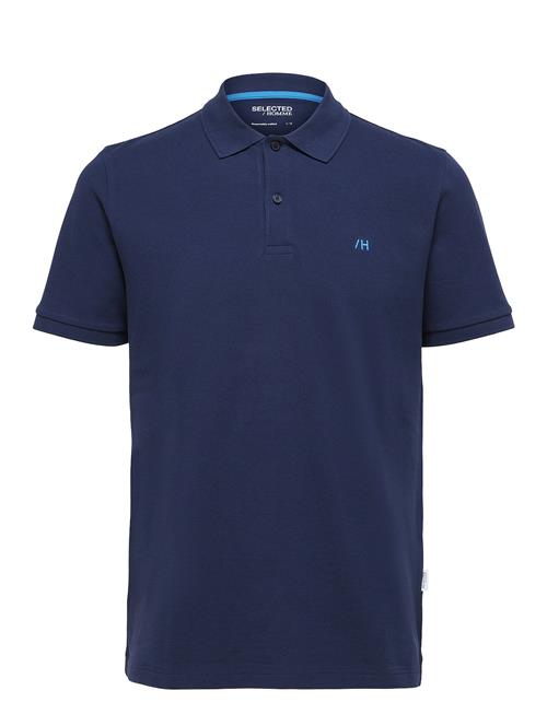 Slhdante Ss Polo W Selected Homme Navy